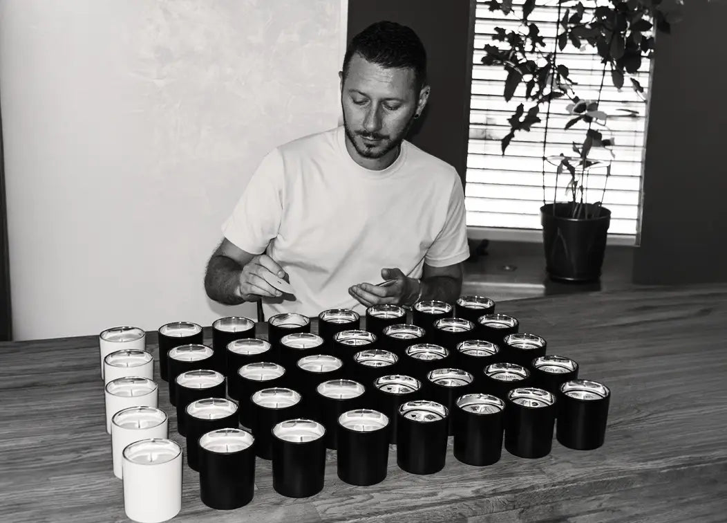 Jérémy Peillon, artisan cirier Loire 