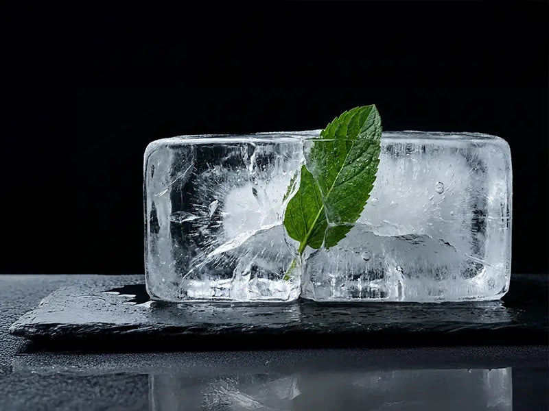 Menthe dans glace - Emblème bougies