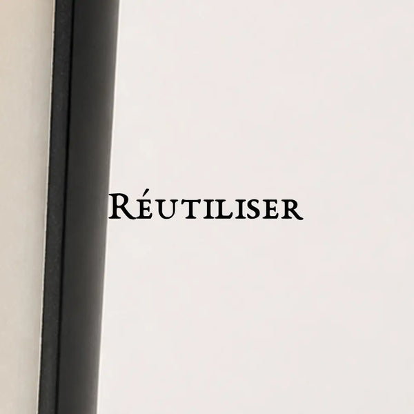 Anatomie d'une bougie - Réutiliser